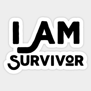 I Am Survivor Sticker